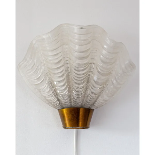 Vintage "Coquille" Wall Light, Sweden 1940s