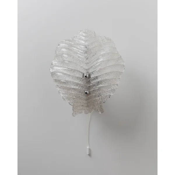 Vintage Murano Glass Wall Lamp for Honsel Lamps