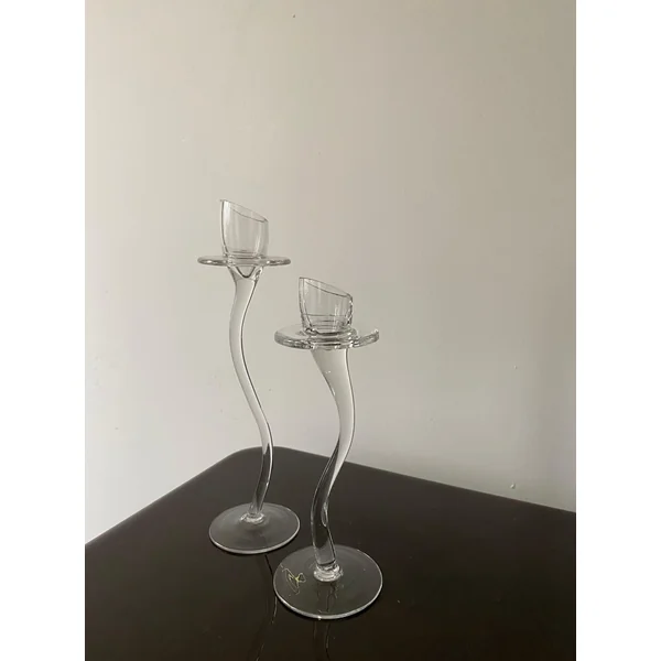 Vintage Set of Elegant Candle Holders