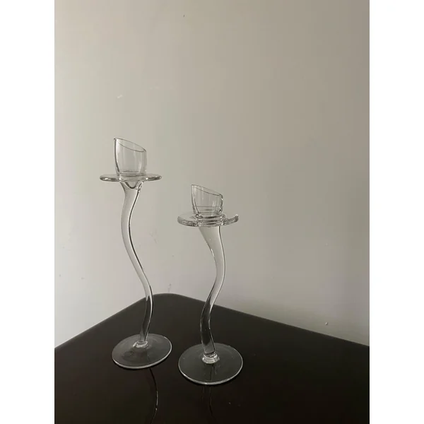 Vintage Set of Elegant Candle Holders