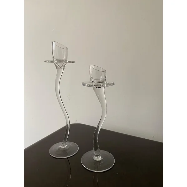 Vintage Set of Elegant Candle Holders