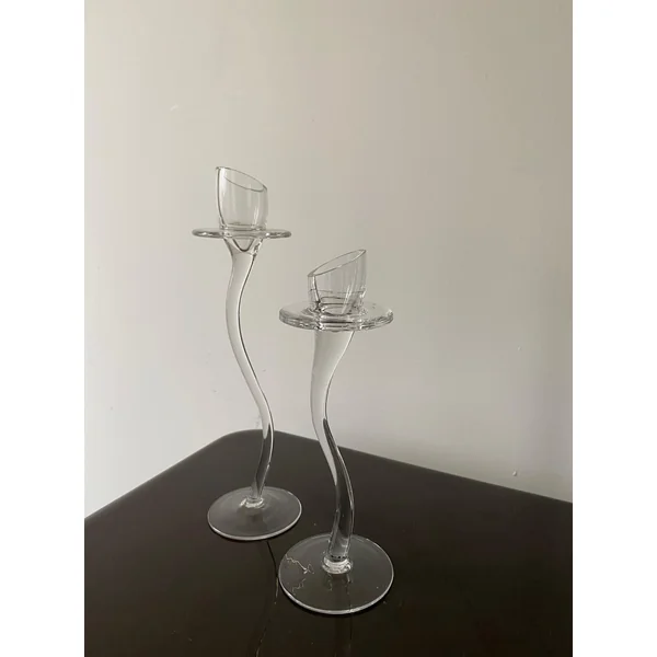Vintage Set of Elegant Candle Holders