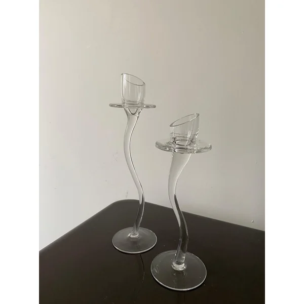 Vintage Set of Elegant Candle Holders