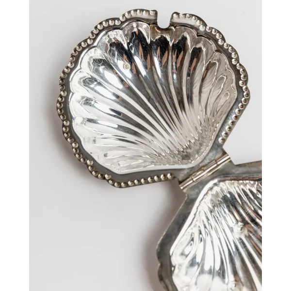 Vintage Shell Shaped Sugar Bowl, For Sugar, Sauces, Butter - Italy 1960s, Table Decor