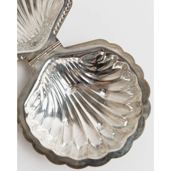 Vintage Shell Shaped Sugar Bowl, For Sugar, Sauces, Butter - Italy 1960s, Table Decor
