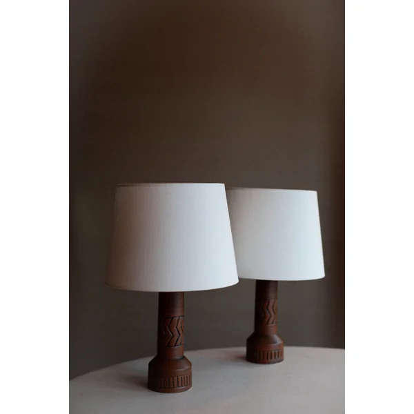 Vintage Stoneware Lamps