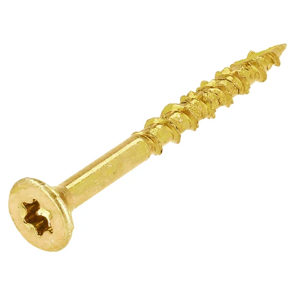 Vis bois Ø4.5xL40mm passivée jaune T20 x200 pcs