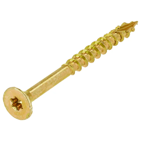 Vis bois Ø5xL50mm passivée jaune T20 x300 pcs